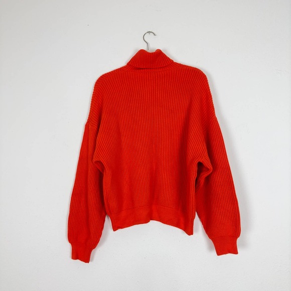 Zara Orange Turtleneck Sweater - Picture 6 of 9